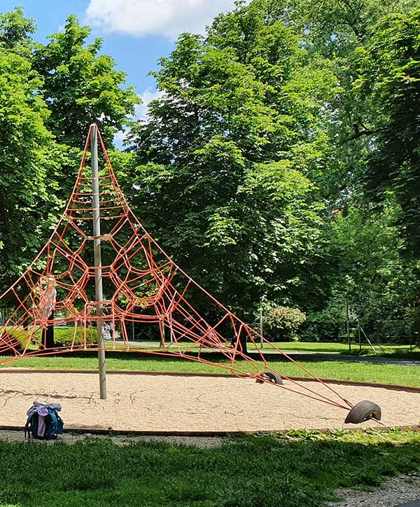 Der Spielplatz im Augarten